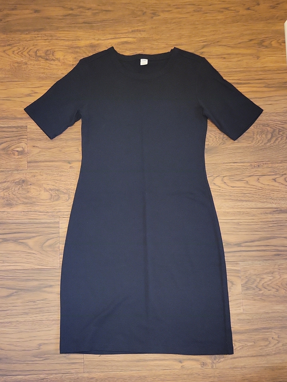 Old Navy Black Short-Sleeve T-shirt Dress